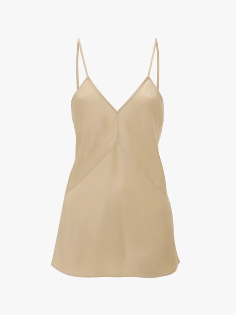 Victoria Beckham Cami Top In Macadamia