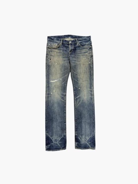 Hysteric Glamour Vtg💥Hysteric Glamour X Ramones Ripped Disstresed Jeans
