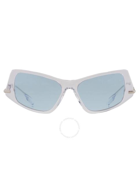 Burberry Burberry Light Azure Irregular Ladies Sunglasses BE4408 302480 52