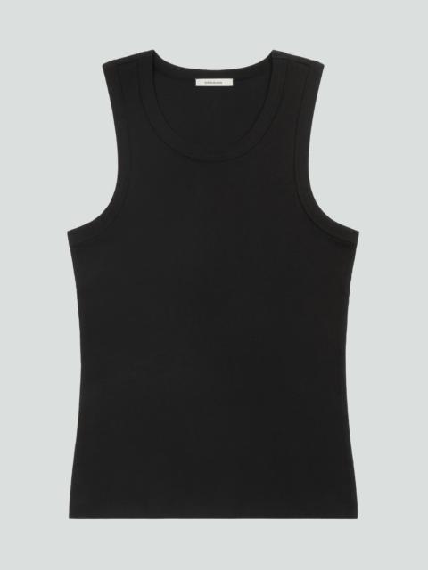 entire studios RIB TANK BLACK