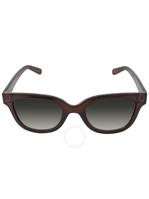 FERRAGAMO Salvatore Ferragamo Grey Gradient Square Ladies Sunglasses SF1066S 210 52