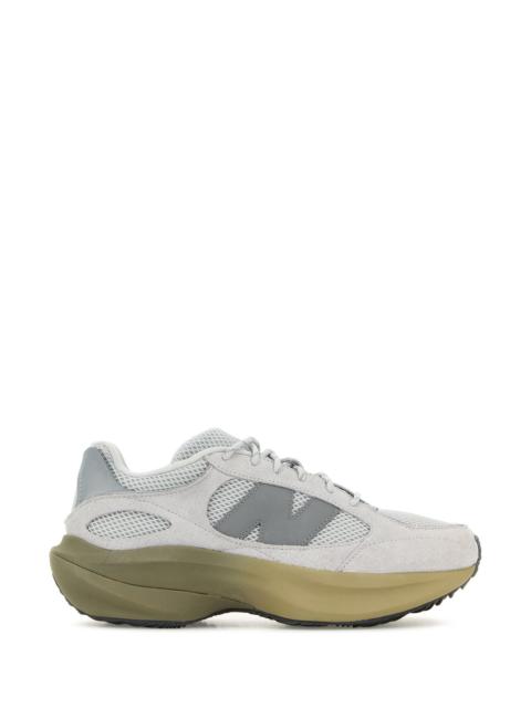 New Balance Grey suede and mesh WRPD sneakers