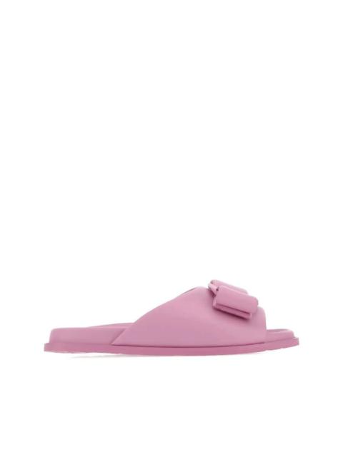FERRAGAMO Ferragamo Womens Pink Slides Sandals