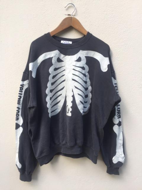 Other Designers Vintage - Skull bones yellow corn crewneck pullover