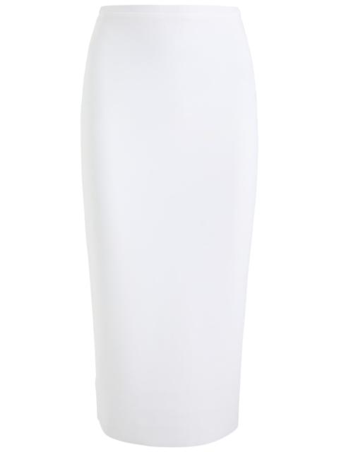 NORMA KAMALI Norma Kamali Stretch-crepe Midi Pencil Skirt