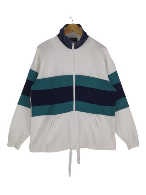Other Designers Vintage - Vintage 90s Yves Saint Laurent Spellout YSL Zipper Sweater