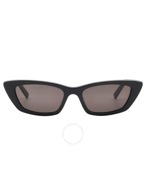 SAINT LAURENT Saint Laurent Black Cat Eye Ladies Sunglasses SL 277 009 52