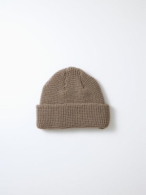 ROTOTO® ROTOTO - COTTON WAFFLE KNIT WATCH CAP - GREY