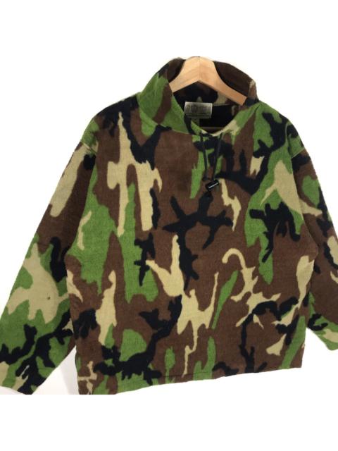Other Designers Vintage Camo Militry Fleece Sweatshirt