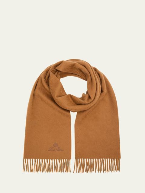 Loro Piana Men's Grande Unita Cashmere Scarf