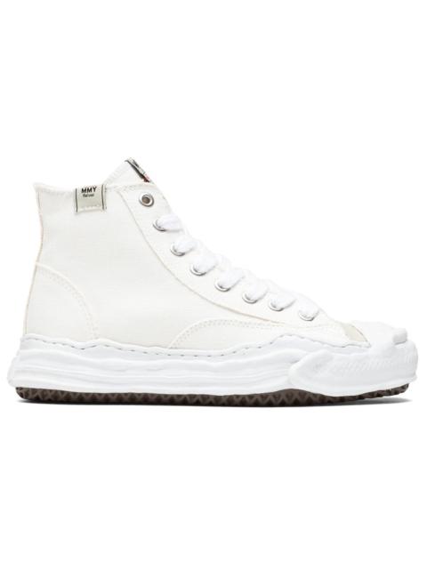 Maison MIHARAYASUHIRO ORIGINAL SOLE TOE CAP HI SNEAKER - WHITE