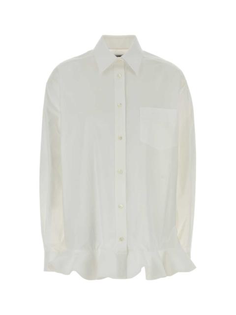 Moschino Moschino Women White Stretch Poplin Shirt