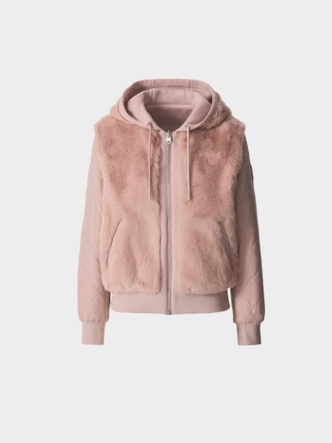 MACKAGE GWENDAL Reversible Faux Fur Hoodie