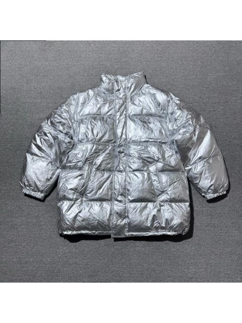 CELINE Celine FW21 Silver Letter Logo Print Cotton Coat