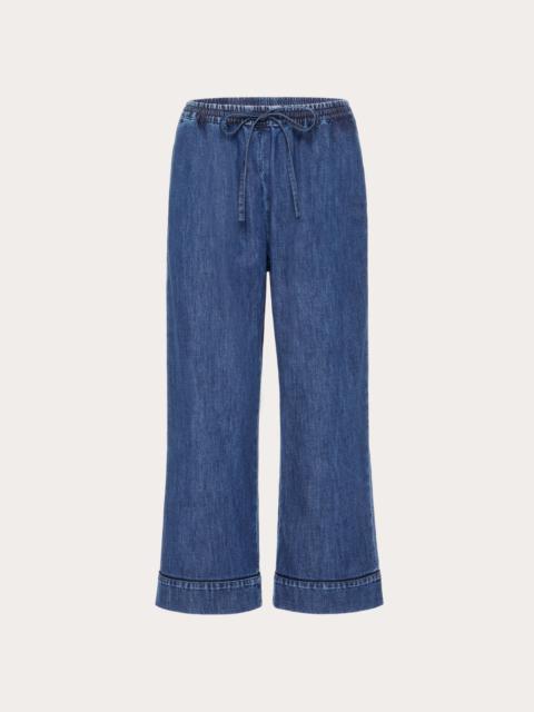 Valentino DENIM CHAMBRAY TROUSERS