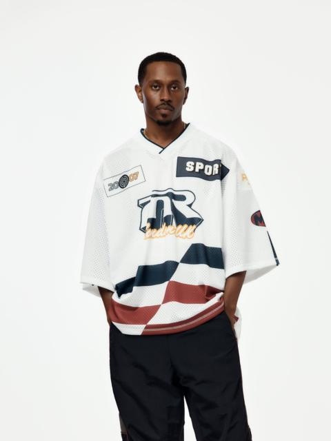 Martine Rose OVERSIZED HOCKEY TOP (WHITE)