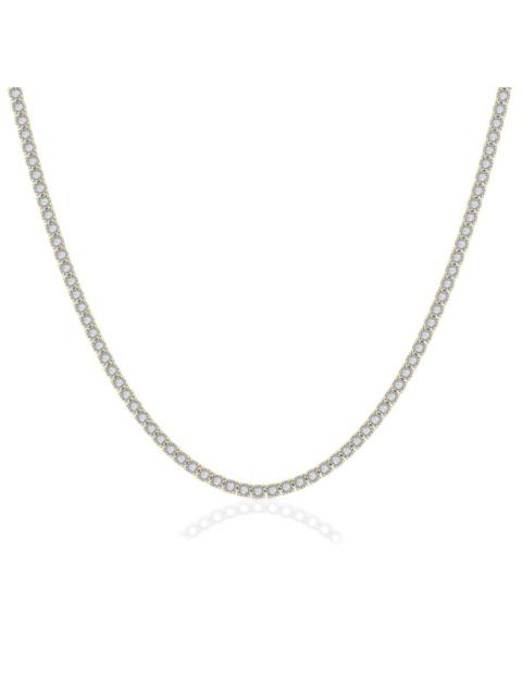 Other Designers Brilliant Diamond Miracle plate Tennis neckalce (full coverage)