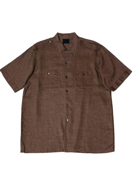 Yohji Yamamoto ICONIC🔥🔥YOHJI YAMAMOTO AAR DURBAN S/S BUTTON UPS SHIRT