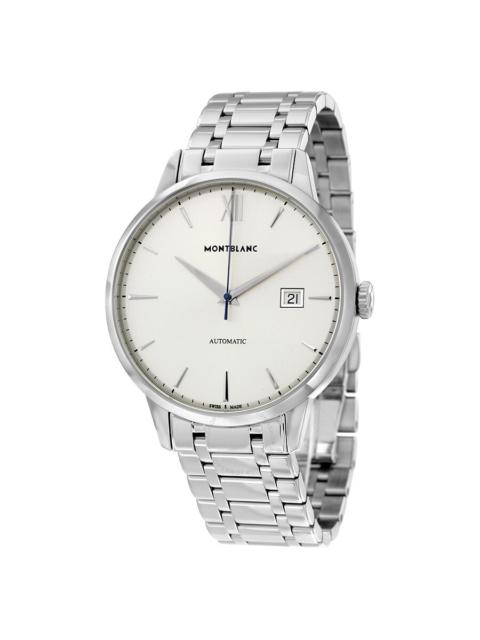 Montblanc Montblanc Meisterstuck Heritage Automatic Silver Dial Stainless Steel Men's Watch 111581