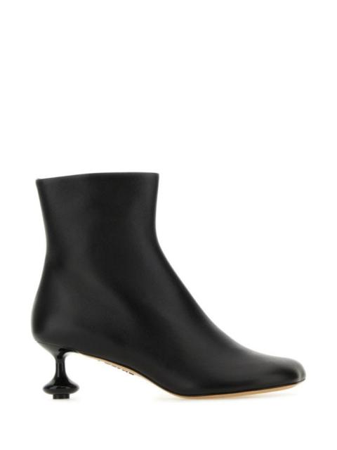 Loewe Woman Black Nappa Leather Toy Ankle Boots