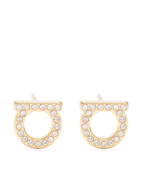 FERRAGAMO Ferragamo Women Gancini Crystal Earrings