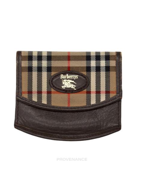 Burberry Snap Coin Wallet - Nova Check