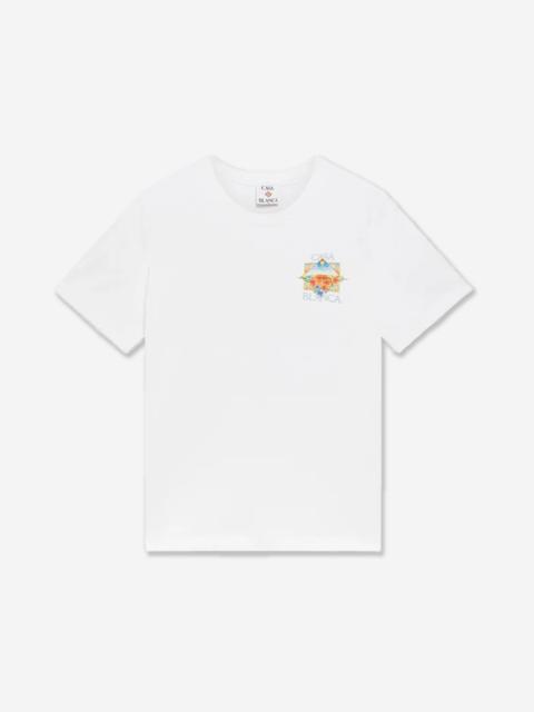 CASABLANCA ROUND NECK T-SHIRT