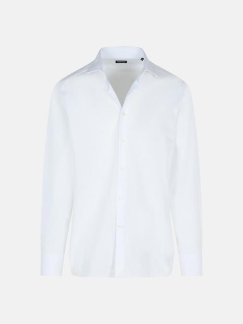 ZEGNA 'TROFEO' WHITE COTTON SHIRT