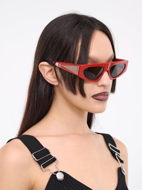 Bottega Veneta Angled Logo Sunglasses