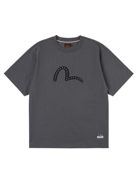 EVISU Seagull Printed Metal Studs T-shirt