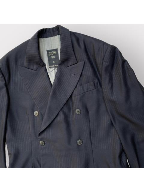 Jean Paul Gaultier Vintage Gaultier Wool Gabardine Degrade Stripe Blazer