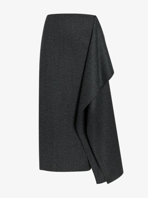 Proenza Schouler Amery Skirt in Textured Suiting