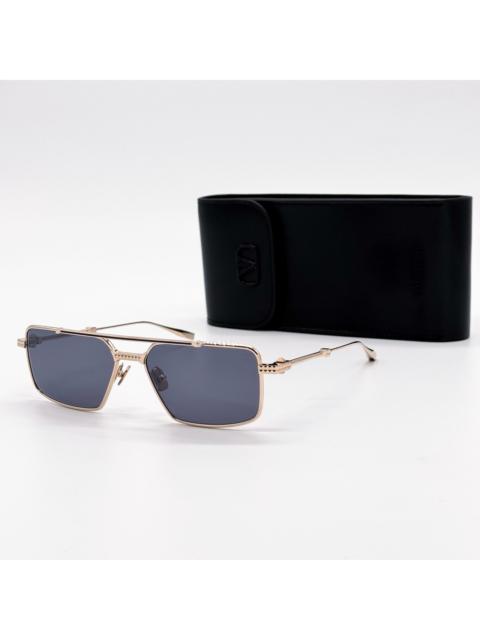 Valentino NEW VALENTINO SUNGLASSES VLS-111A 129 GOLD/GRAY WOMEN