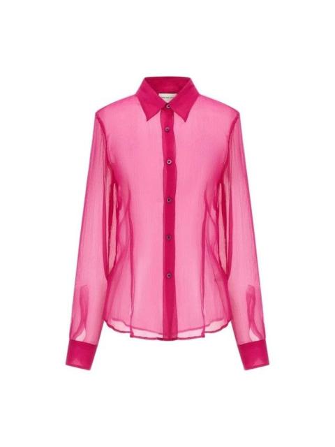 Dries Van Noten DRIES VAN NOTEN Cloudy Pink Shirt New & Authentic (Women's s