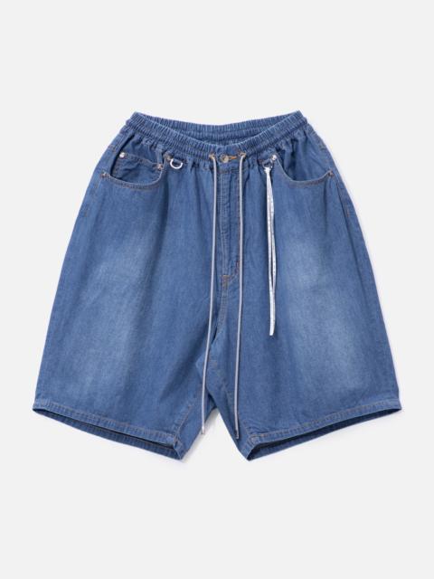 mastermind JAPAN WIDE EASY DENIM SHORTS