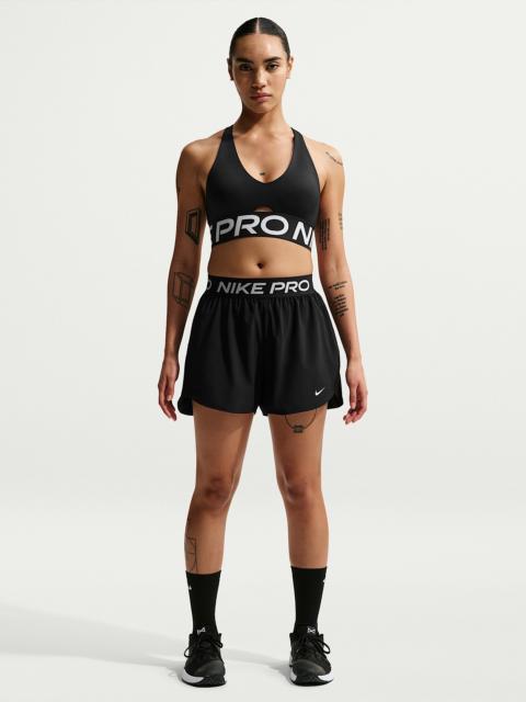 Nike Nike Pro Women's Dri-FIT Mid-Rise Brief-Lined 3" Woven Shorts