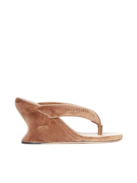 BALENCIAGA Balenciaga Women Gaeta Wedge Flip-Flops