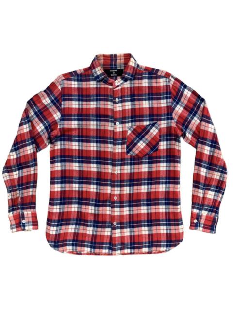 Other Designers CABANE de ZUCCa × Issey Miyake - ZABANE de ZUCCA Plaid Tartan Flannel Shirt