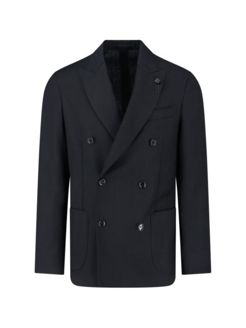 LARDINI DOUBLE-BREASTED BLAZER