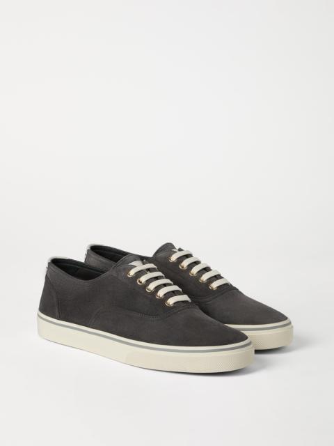 Brunello Cucinelli Reversed calfskin sneakers