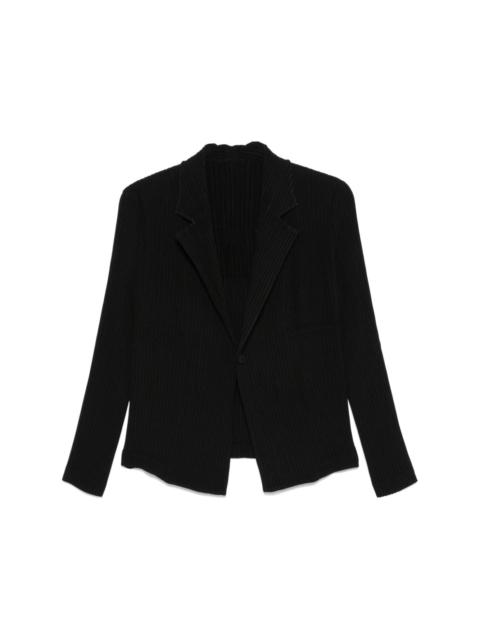 Hatching Pleats blazer