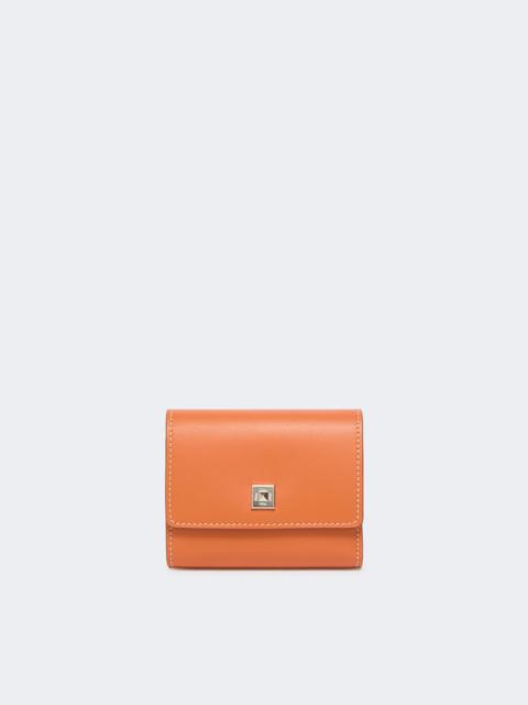 Max Mara Leather purse - TANGERINE