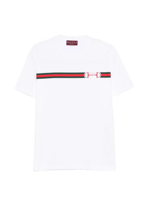 GUCCI Gucci Stripe Logo T-shirt