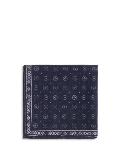 Brunello Cucinelli Brunello Cucinelli Men Ethnic-Patterned Silk Pocket Square
