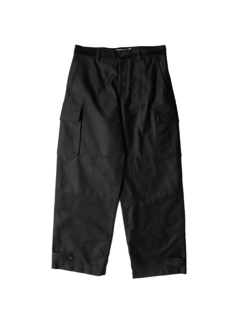Marni Marni Moleskin Wide-Leg Cargo Pants