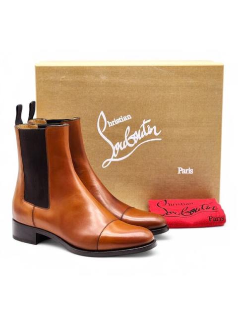 Christian Louboutin Christian Louboutin Antonio Chelsea Leather Boots - Brown - EU 40 / US 7 $1350