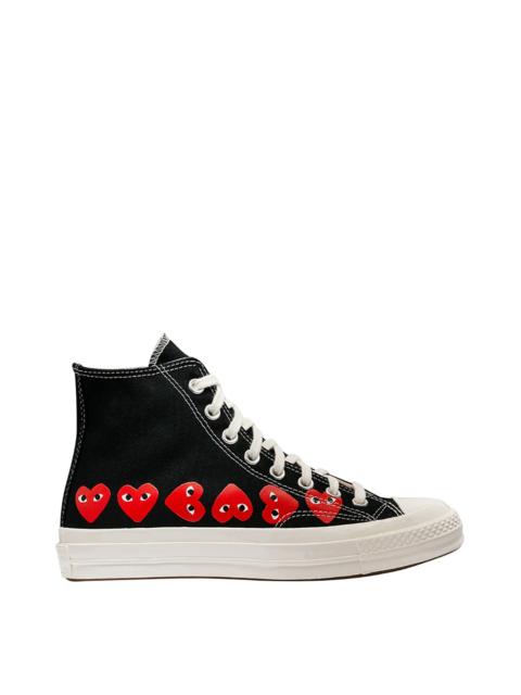 Comme des Garçons PLAY Converse Multi Red Heart High Top