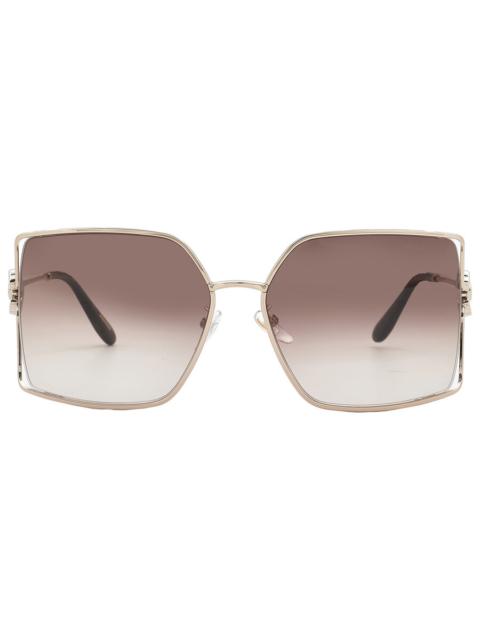 Chopard Chopard Brown Gradient Square Ladies Sunglasses SCHG68V 0A39 62