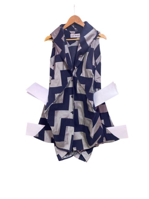 ISSEY MIYAKE Rare Aw10 Issey Miyake Origami Jacquard Patchwork Collection