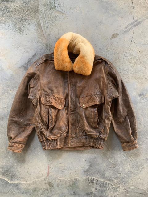 Other Designers Vintage Evans Enterprises Type B-15 Leather Jacket